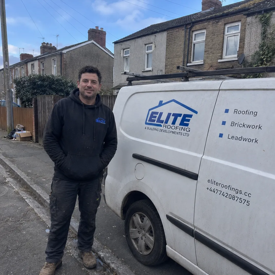 William Loveridge, owner of Elite Roofing
